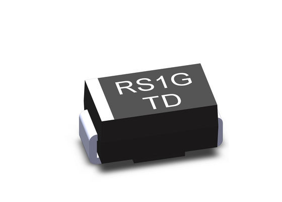 o diodo rápido do diodo RS1G RS1B RS1J da recuperação de 400V 1 ampère SMD FAZ o pacote 214AC