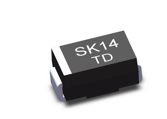 Retificador de superfície do poder de Schottky da montagem do diodo de barreira 1a de SK14 SMD Schottky 40v SMA