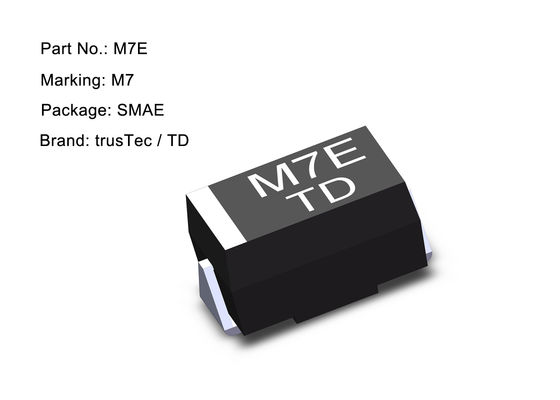 Diodo de retificador 1A de M7 M7E M7F SMD 1000V SMA o MESMO SMAF
