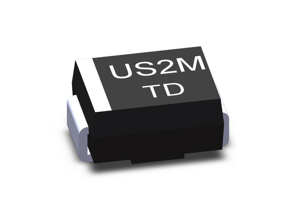 A caixa do diodo do diodo de retificador 2A da recuperação de US2M High Efficiency Fast 1000v Smb FAZ 214AA