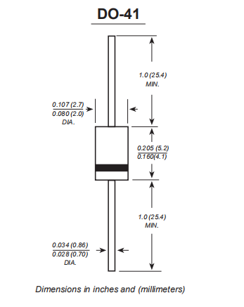1A 20V ao diodo 0 do CÉU do diodo de retificador SB140 da barreira de 200V Schottky SB160 SB1100 SB1200